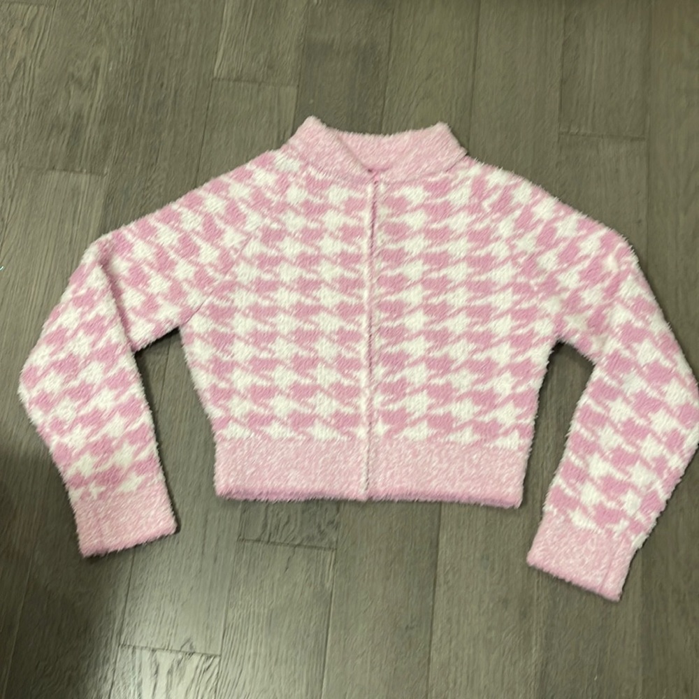 SKIMS Houndstooth style sweater
